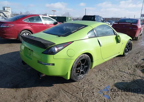 2003 Nissan 350Z Touring z USA, uszkodzony, nr VIN JN1AZ34E83T008810